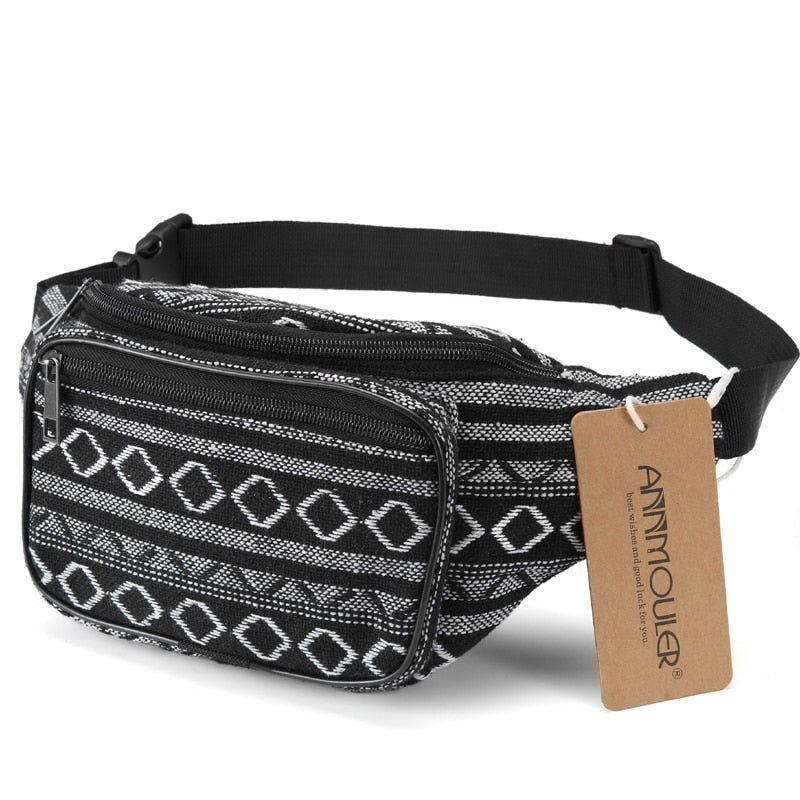 Patterned Waist Bag