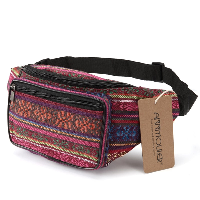 Patterned Waist Bag