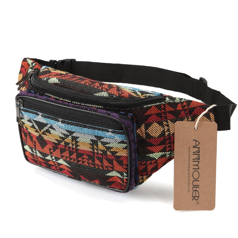 Patterned Waist Bag