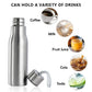 Uninsulated Stainless Steel Water Bottle with Strap