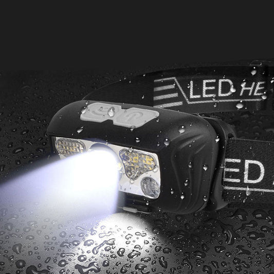 Hands Free Headlight with Motion Sensor USB Rechargeable